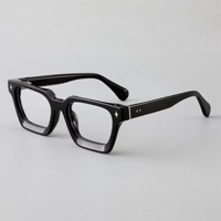 2025 luxe carré acétate lunettes cadre lunettes optique en gros acétate montures de lunettes pour femmes hommes