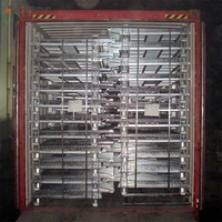 Cage de stockage industrielle personnalisée en acier galvanisé robuste et empilable pour entrepôt