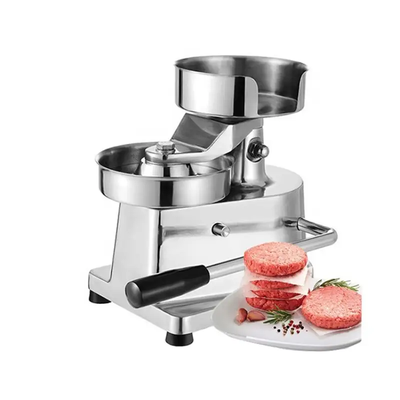 Factory outlet Stainless Steel Manual Burger Maker Beef Hamburger Patty Forming machine