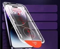 Kit d'installation facile Magic Box – Verre trempé transparent pour iPhone 18 Pro Max 17 Pro – Boîte d'application facile pour iPhone 17 Pro Max