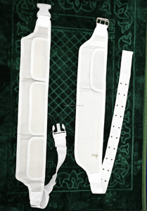 Vente en gros <span class=keywords><strong>Ceinture</strong></span> Hajj Hiram <span class=keywords><strong>Ceinture</strong></span> en nylon blanc cassé pour <span class=keywords><strong>ceinture</strong></span> musulmane Hajj de Chine pour le pèlerinage avec des techniques tissées simples - Product Image 6