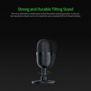 <span class=keywords><strong>Mini</strong></span> micrófono <span class=keywords><strong>Razer</strong></span> Seiren para transmisión de juegos con filtro Pop, montaje de choque y reducción de ruido, micrófono de condensador, portátil/ordenador - Product Image 6