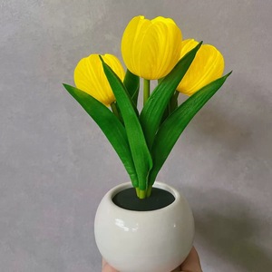 Illuminazione decorativa lampada da tavolo fiore per soggiorno ceramica vaso <span class=keywords><strong>Led</strong></span> tulipano fiore luce notturna acquista <span class=keywords><strong>Online</strong></span>
