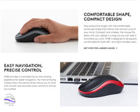 Logitech M185 Souris sans Fil pour Bureau avec Récepteur 2.4G