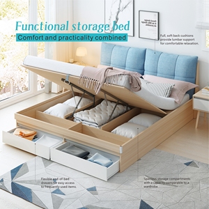 เฟอร์นิเจอร์ไม้สำหรับบ้าน คอลเลคชั่น SAPA RANGE จากโรงงานโดยตรง ดีไซน์ทันสมัย เป็นมิตรกับสิ่งแวดล้อม ทนทาน ขั้นต่ำในการ<span class=keywords><strong>ส</strong></span>ั่งซื้อน้อย เตียงไม้ - Product Image 1
