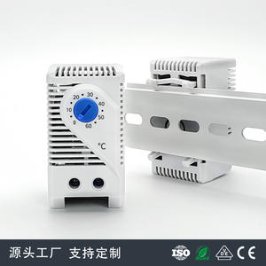 Boîtier de distribution d'alimentation pour ventilateur d'armoire réglable KTS011 avec contrôleur de température |   Interrupteur thermostatique mécanique DIN E384 - Product Image 3