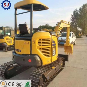 Mini-excavatrice Komatsu PC30MR PC55MR-5 PC70-8 d'occasion, 3 tonnes, stock Japon, 99 % neuve, engin de construction pour l'aménagement paysager - Product Image 2