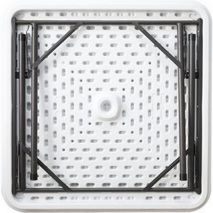 Tavolo da Domino in Plastica Bianca Personalizzato Kaile da 35 Pollici, Gambe Pieghevoli, 4 Posti, Doppio 6 9 12, Tavolo da Domino in Plastica - Product Image 4