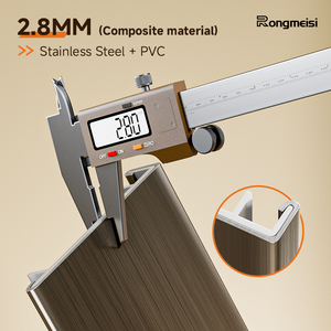 <span class=keywords><strong>Plinthe</strong></span> en acier inoxydable : hauteur 3/4/6/8 cm, épaisseur 2,8 mm. Sans couche de base, personnalisable 10/12/15cm, échantillon gratuit - Product Image 5