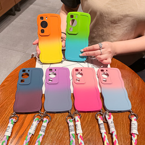 เคส TPU แบบนิ่มขอบคลื่นหลากสีสำหรับ Huawei P30 P40 P50 P60 Mate 30 40 50 Pro - Product Image 6