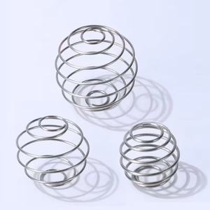 カスタマイズされたステンレス鋼スパイラルシェーカーカップ耐久性のある揺れボールスプリング付き攪拌食品ミルクプロテインパウダー - Product Image 4