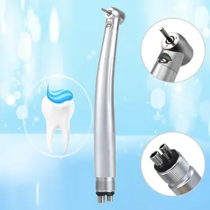 Diş LED el aleti Toruqe 3 yollu sprey Push Button seramik türbin yüksek hızlı e-jeneratör diş hekimliği matkaplar diş ürün
