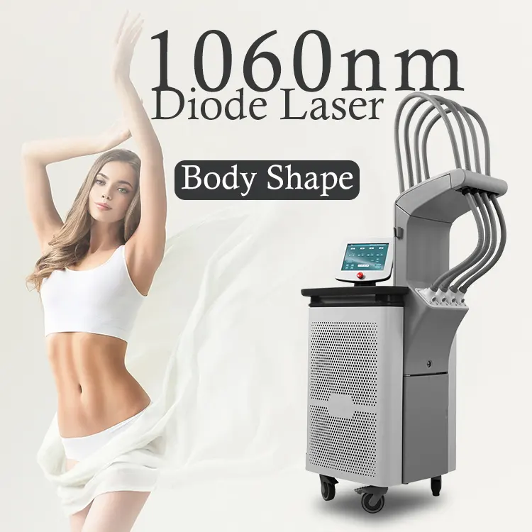2022 أفضل آلة إزالة الدهون الجسم النحت فقدان الوزن الجمال معدات 1060nm ليزر ديود ل الجسم التخسيس تشكيل