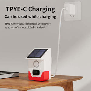 Detector de Alarma Solar Tuya Smart Life, Sensor de Movimiento Infrarrojo PIR, Sirena, Protección de Seguridad para el Hogar Inteligente, Resistente al Agua para Exteriores - Product Image 4