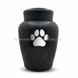 Urnas de latón de alta calidad para gatos y perros, urnas conmemorativas para mascotas funerarias para cenizas de gatos y perros, urnas al por mayor a bajo precio - Product Image 1