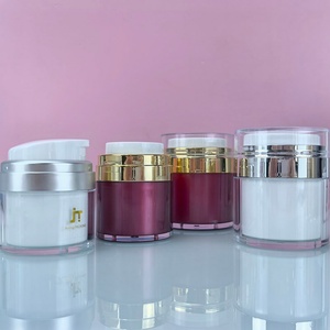 Fabricantes de Envases para el Cuidado de la Piel, Botella Dispensadora de Emulsión de 15 ml, 30 ml, 50 ml, Juego de Botellas Cilíndricas Rotatorias al Vacío - Product Image 5