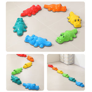 Fournitures spéciales en forme de crocodile pour enfants Blocs d'équilibre intérieurs et extérieurs Promouvoir la coordination Pierres d'équilibre - Product Image 4
