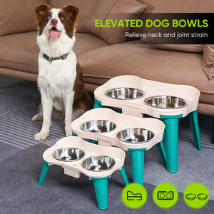 Nuevo Comedero y Bebedero Integrado de Acero Inoxidable Simple para Mascotas ABS Vietnam, para Gatos y Perros - Product Image 6