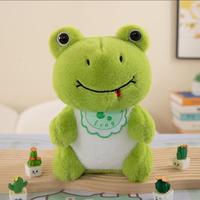 Vente en gros de jouets en peluche personnalisés, grenouilles douces de 20-25 cm (8 pouces), pour les prix de jeux de griffes et les lieux de divertissement