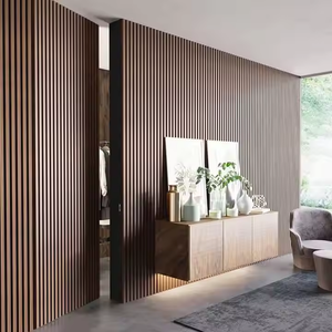 Panneaux acoustiques en <span class=keywords><strong>bois</strong></span> Akupanel pour plafond et tête <span class=keywords><strong>de</strong></span> <span class=keywords><strong>lit</strong></span>, design 3D pour hôtels, appartements, halls – Panneaux acoustiques d'occasion à vendre chez Bunnings - Product Image 4