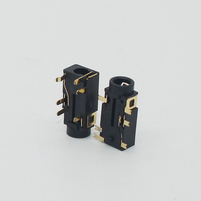 3.5mm SMD Right Angle Audio Jack PJ-326 Surface Mount Female Audio Socket for PCB Sound Equipment