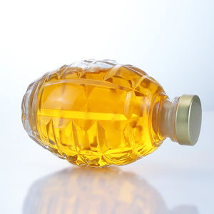 Botella de vidrio de 500ml y 750ml, único, en relieve, para vino, licor, zumo y bebidas - Product Image 3