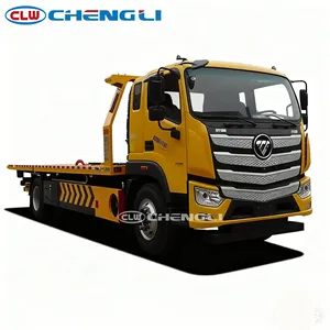 <b>Flatbed</b> Tow <b>Truck</b> Flat Bed Towing 6X4 <b>Flatbed</b> <b>Truck</b> for Sale 350HP Heavy-Duty Recovery Vehicle (CLW Custom-Built) - Product Image 5