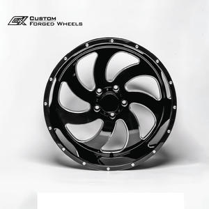 Camion tout-terrain en aluminium forgé usiné CNC, roue simple chromée, fraisée, 26 pouces, 8x165.1, haute résistance, robuste, F-250 Super Duty - Product Image 4