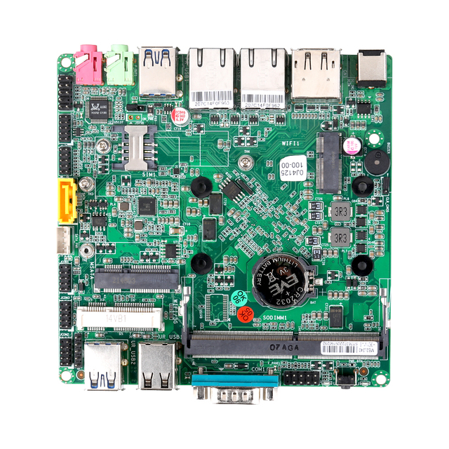 Qotom J4125 4 RS232 Low Power Reliable and Dust-Resistant ITX Mini Industrial Motherboard for Harsh Environments