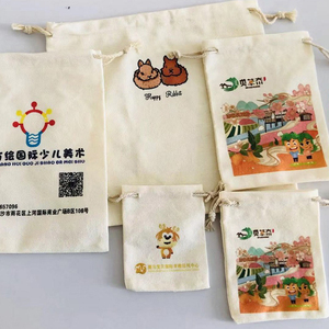 Sacs en toile personnalisés en coton et lin, petits, grands, longs, avec cordon <span class=keywords><strong>de</strong></span> serrage et logo imprimé sur mesure - Product Image 6