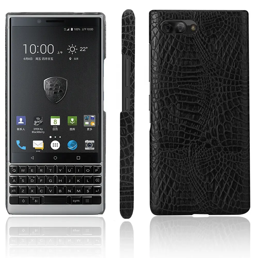 Coque de téléphone en cuir pour BlackBerry Key2 LE, vente en gros