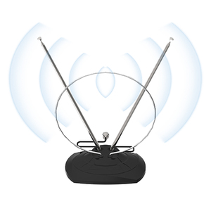 เสาอากาศ VHF FM เสาอากาศทีวีในร่ม HD เสาอากาศบูสเตอร์พลาสติก เสาอากาศ HDTV สำหรับทีวีดิจิตอล - Product Image 1