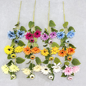 QYY-MY promozione fiori artificiali moderni a buon mercato girasole decorativo per la casa <span class=keywords><strong>fiore</strong></span> del sole - Product Image 6