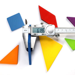 Puzzle Tangram in legno per bambini scatola di immagazzinaggio in ferro colorato giocattolo educativo di apprendimento precoce <span class=keywords><strong>lettere</strong></span> - Product Image 4