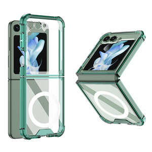 Avec airbag Couverture arrière antichoc pour Samsung Z <span class=keywords><strong>Flip</strong></span> <span class=keywords><strong>5</strong></span> Chargement sans fil Couverture de téléphone magnétique pour Samsung Z <span class=keywords><strong>Flip</strong></span> <span class=keywords><strong>5</strong></span> - Product Image 4