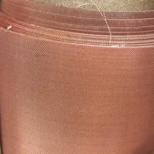 Maille décorative de tamis de grillage en métal tissu de cuivre de maille de fil de cuivre