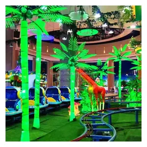 Hot Sale 8ft 12ft Wedding Decoration Outdoor LED Artificial Palm Tree Multicolor Holiday Christmas Lighting Coconut Tree Light