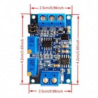 Module de convertisseur de courant en tension Amp à Volt 0/4-20mA à 0-3.3V 0-5V 0-10V Carte de convertisseur de signal d'émetteur de tension