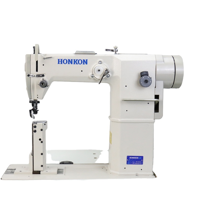 HONKON горячая Распродажа HK-810D Одиночная игла высокая скорость пост кровать Швейная машина с фунцкией шитья закрытых стежков подходит для обуви