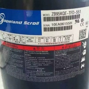 Compresseur à spirales Copeland ZB95KQE-TFD-551 pour équipement de réfrigération, entreposage frigorifique et climatisation - Product Image 1