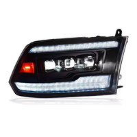 Phares LED modifiés pour Dodge Ram 2009-2018, phares LED DRL, clignotants, feux de route, 12V