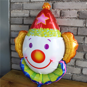 Globo grande y divertido de payaso para niños, <span class=keywords><strong>feliz</strong></span> <span class=keywords><strong>cumpleaños</strong></span>, <span class=keywords><strong>Feliz</strong></span> Navidad, papel de aluminio - Product Image 3