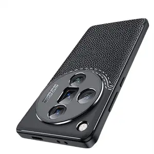 Coque de téléphone en Tpu pour Oppo Find X7 Ultra Pro anti-chute pour la peau Mobile litchi placage couverture Anti-chute personnaliser A96