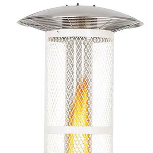 <span class=keywords><strong>Calentador</strong></span> de Patio de Gas de Acero para Exteriores con Tubo de Vidrio Redondo Negro/Blanco de 1.8M con Llama Realista, para Jardín, Fiestas, con Interruptor de Inclinación - Product Image 1