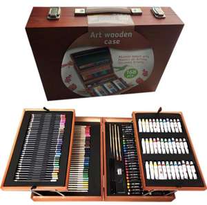 Portable DIY Graffiti <b>Writing</b> and Painting Stationery with Pastels, Acrylic Watercolor Paints, Sketching, Charcoal Pencil - Product Image 3