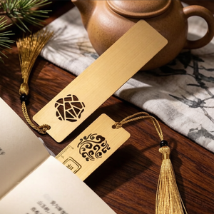 Marcapáginas <span class=keywords><strong>de</strong></span> Latón Personalizado, Chapado en Oro, con Logotipo Grabado con Láser, Marcapáginas Metálico para Regalo Corporativo, Obsequio Empresarial, Venta al Por Mayor - Product Image 1