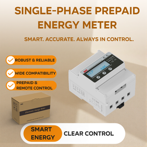 DDSY/U2038 Single Phase <strong>Electric</strong> <strong>Meter</strong> 80A 220V Class 0.5 Accuracy <strong>Prepaid</strong> Real-time Monitoring 4G/RS485 For Remote - Product Image 1