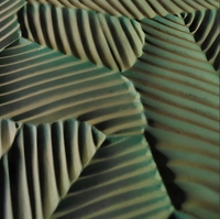 Panneaux muraux imperméables en forme de feuille de bananier et de pierre tendre pour mur d'art intérieur et extérieur avec fonction ignifuge et étanche à l'humidité