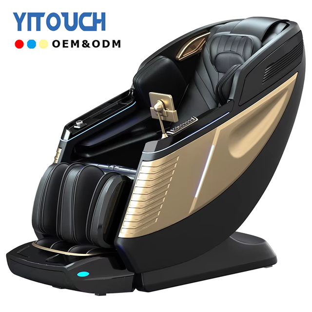 Factory 3D 4D Zero Gravity Full Body Spa SL Track Electric Ai Smart Heat Hand Luxury Shiatsu Massage Chair with Shiatsu