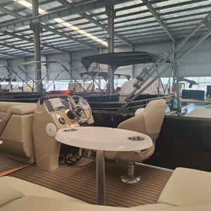Bote Flotador Pontón Allhouse <span class=keywords><strong>de</strong></span> 27 Pies, el Mejor Bote <span class=keywords><strong>de</strong></span> Río Premium para Remos, a la <span class=keywords><strong>Venta</strong></span> - Product Image 5